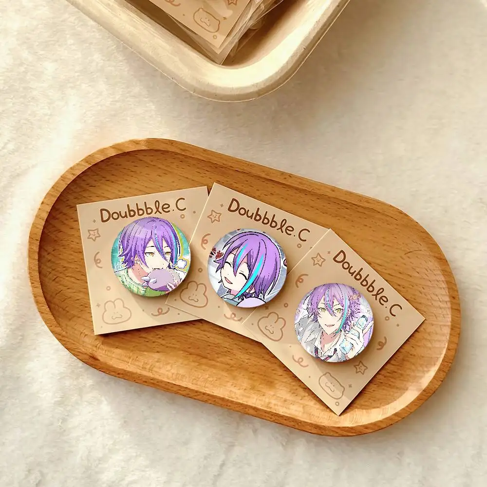 أنيمي K-كامشيرو روي شارات شارات الكرتون دبابيس مستديرة على ظهره سترة الاكريليك زر دبابيس جمع الهدايا #3