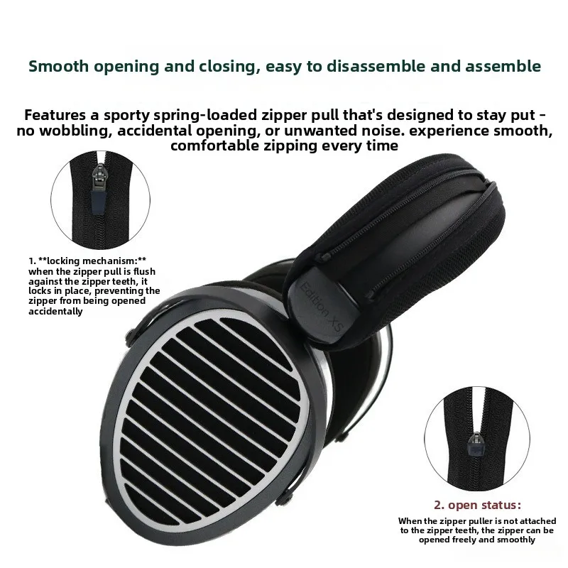 

High-Grade Memory Foam Headband Sleeve For HIFIMAN Edition XS – Secure Snug-Fit, Scratch-Resistant & Comfortable