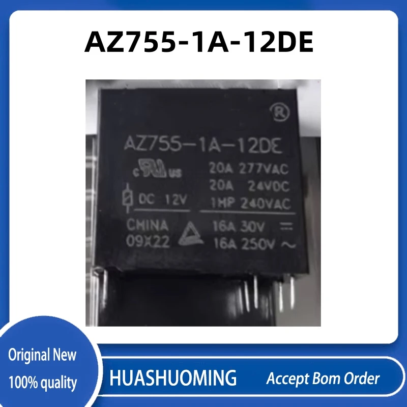 10PCS/Lot  New  AZ755-1A-12DE  AZ755 1A 12DE  DIP-6 20A DC12V