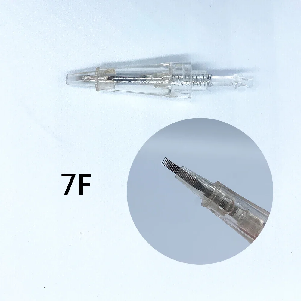 Disposable Bayonet Cartridge Needle for Micropigmentation Device Permanent Makeup eyebrow lip tattoo pen needles 1/3/5R(can mix)