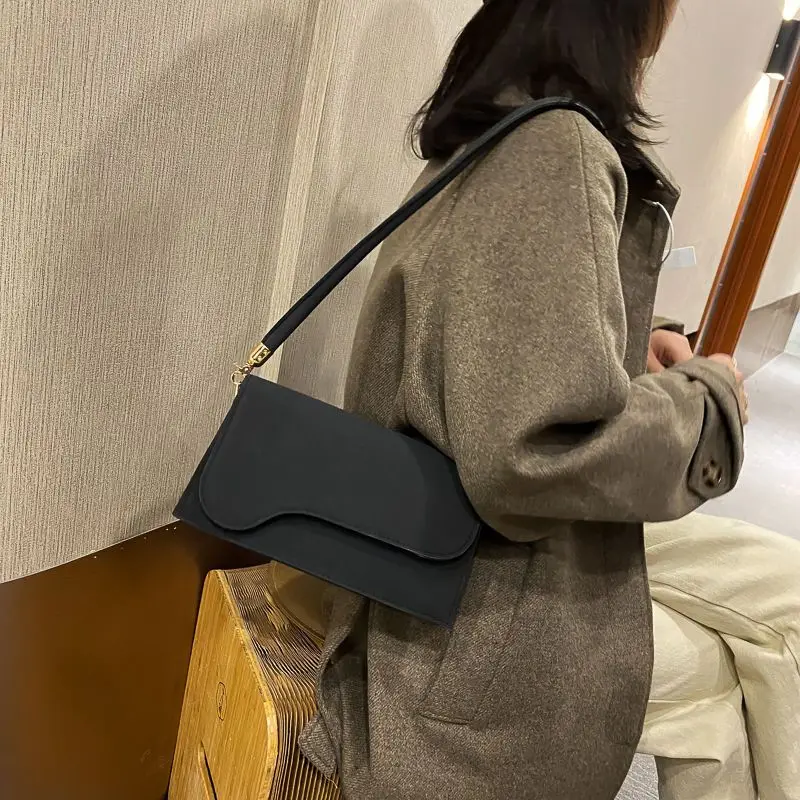 Bolsa elegante high-end para mulheres, versátil e elegante, design de nicho, nova