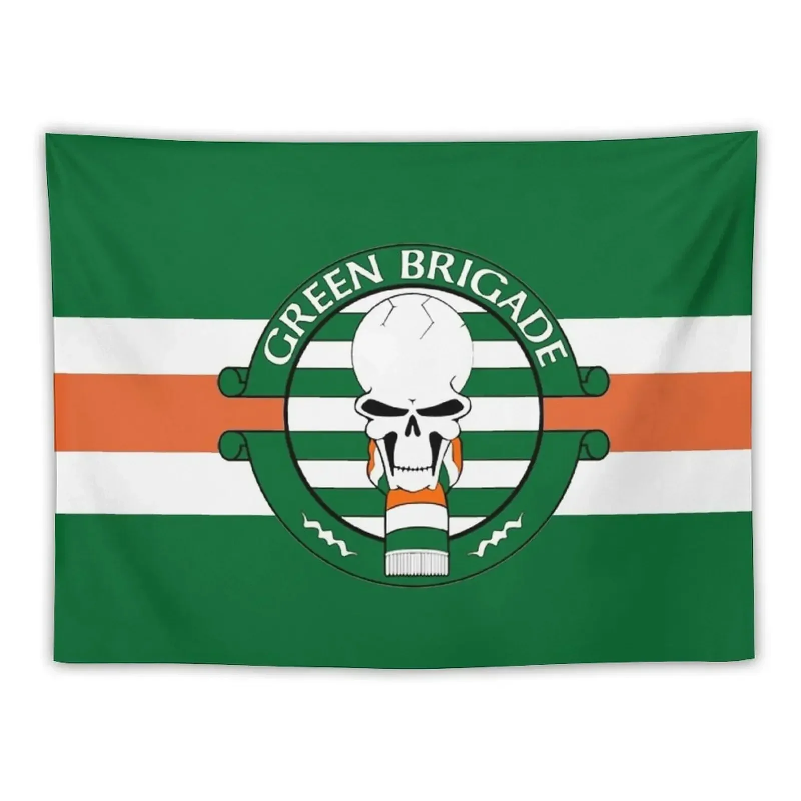 Green Brigade Tapestry Wallpaper Aesthetic Room Decor Tapestry