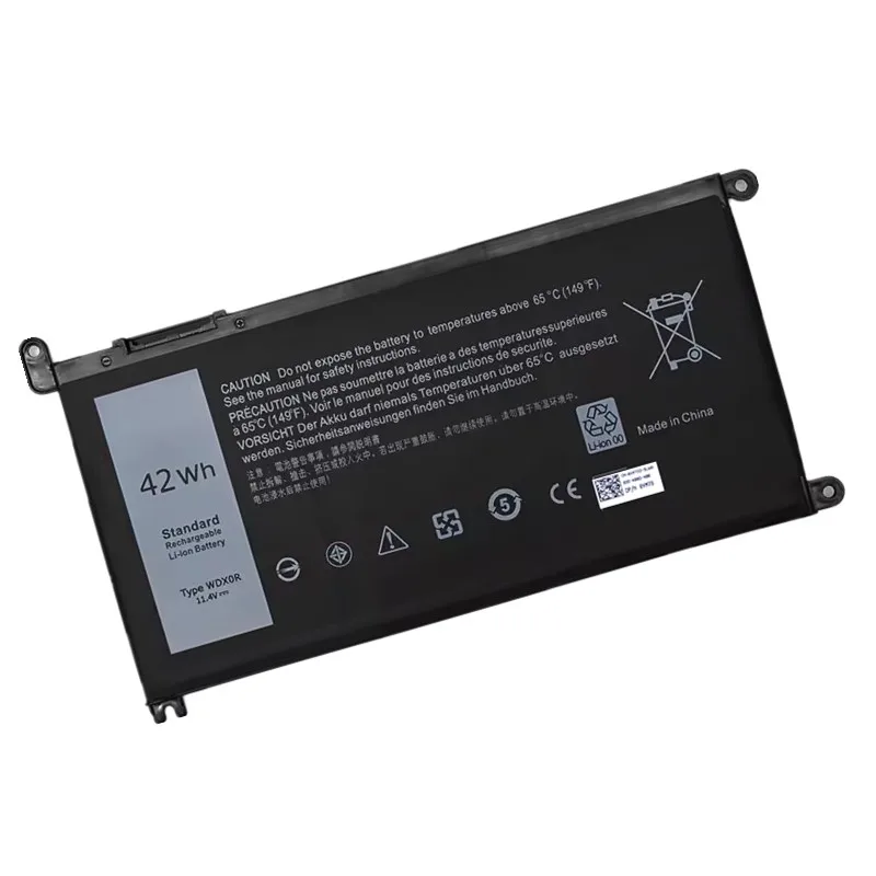 Imagem -05 - Bateria Wdx0r Wdxor11.4v 42wh para Dell Inspiron 13 14 15 17 5000 7000 P69g001 5378 5379 5770 5570 P69g Vostro 5471 Notebook Novo