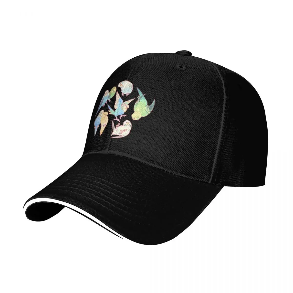Budgie bunch bubblegum ice cream flavored Baseball Cap Snapback Flat Bill Strapback Dad Hat Six Panel Structured Crown