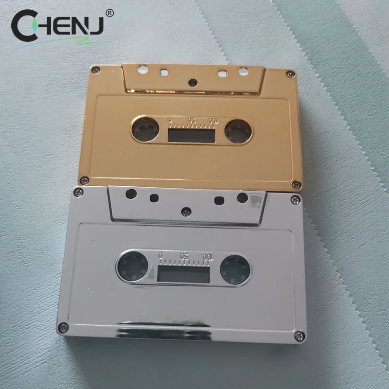 Gilded Electroplated Blank Audio Tape Standard Cassette Blank Tape Player Empty Magnetic Audio Tape For Speech Music Recording