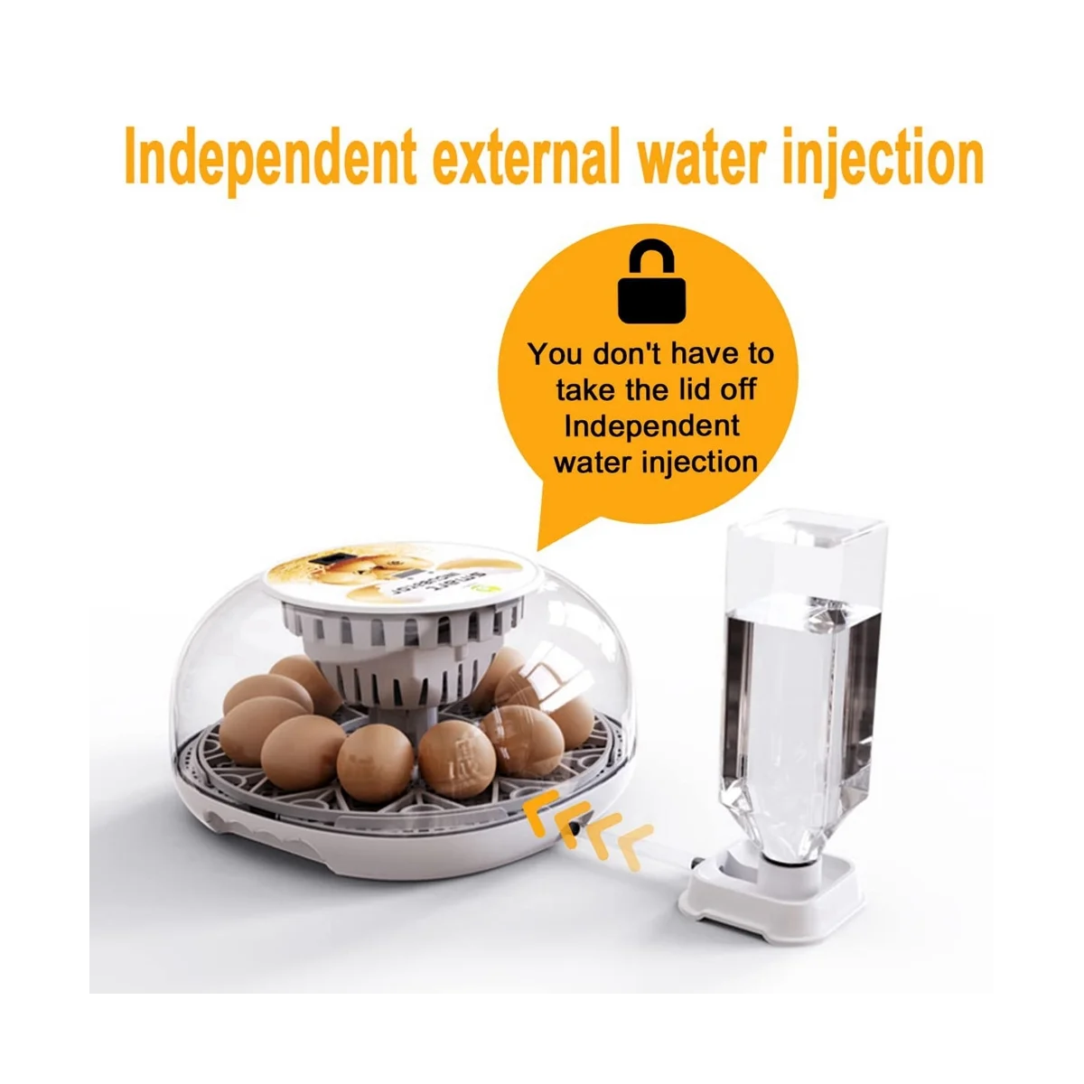 Egg Incubators Chicken Incubators Farm Poultry Hatcher Machine Automatic Egg Turning Temperature Control US Plug