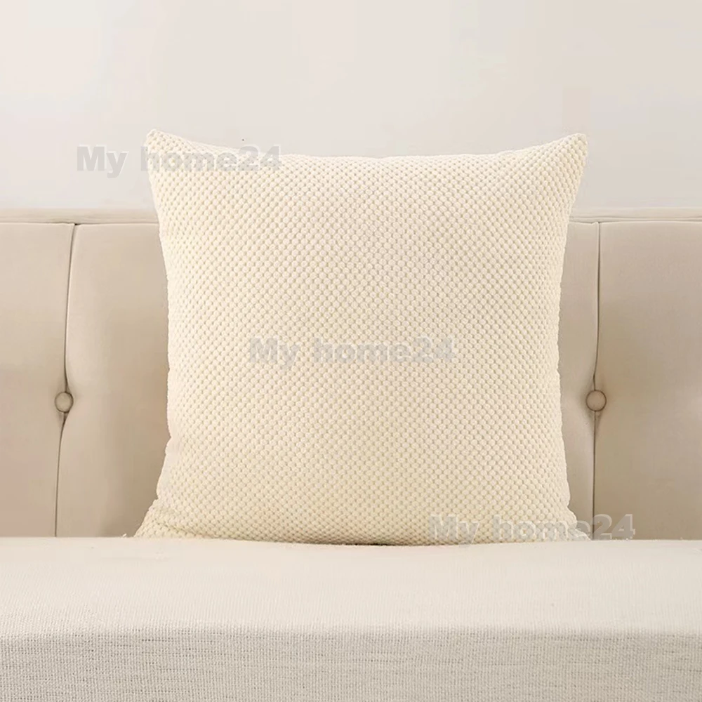 

45x45cm cushion cover Velvet Pillowcase Decorative Home Pillow Plush Throw pillow cover White Pink Fluffy Soft Throw Pillowcover