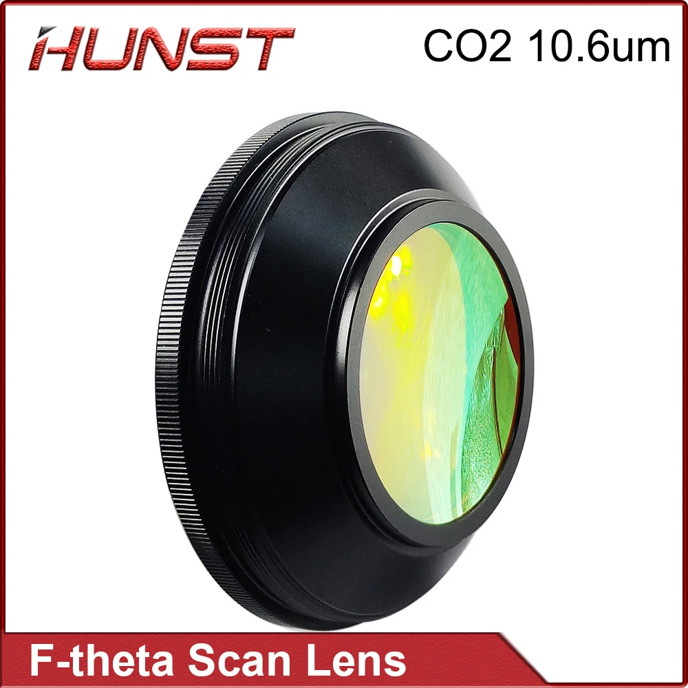 Hunst CO2 F-theta Scan Lens 10.6um  50x50~ 400x400mm FL75~650mm Laser Engraver Field Lens for Optical CO2 Laser Marking Machine