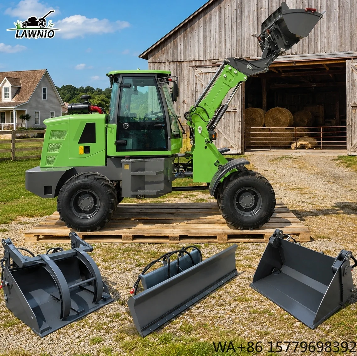 Cost Effective Telescopic Arm Loader  255mm Ground Clearance and High Lift Boom for Material Loading  Loader