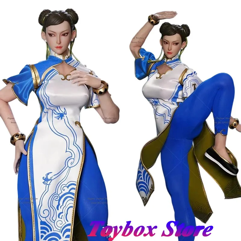 

PLAY TOY P026 1/6 Fighting Goddess Cheongsam Cloth Action Figure Muscle Body Design 12" Full Set Female Figurine Collection