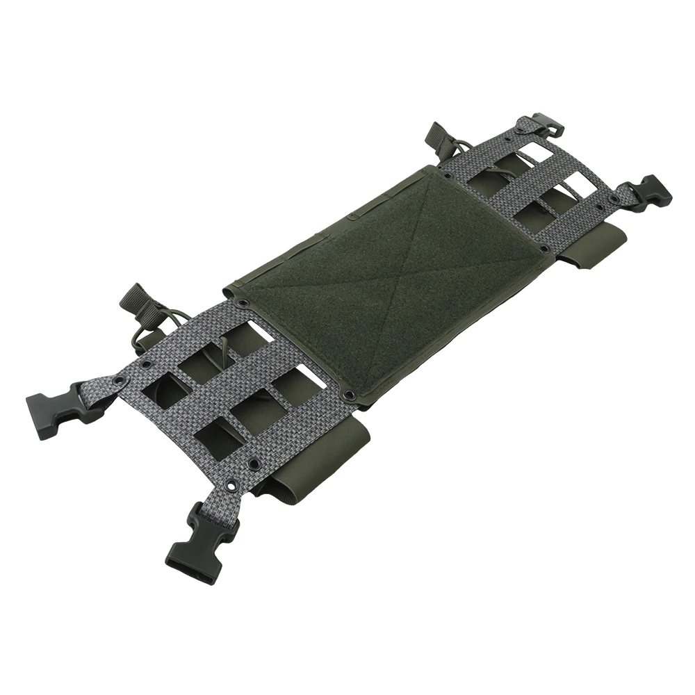 Imagem -02 - Tactical Multifuncional Molle Carregando Ferramenta Bolsa Peito Rig Chassis ii para Caça Vest Pendurado Expansão Board Mk4