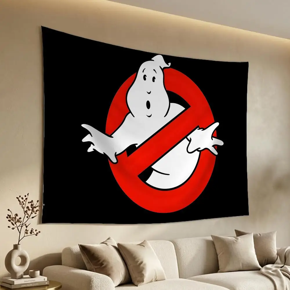 movie classic G-Ghostbusters Tapestry Soft Tapestry Wall Hanging Decor for Living Home Room Bedroom