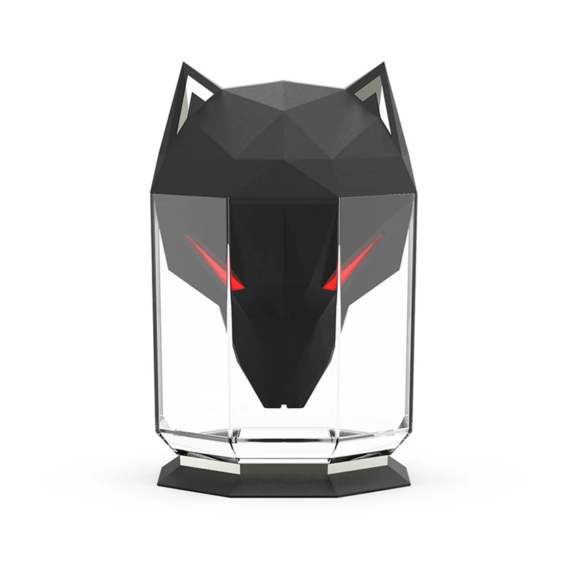 Wolf Shaped Humidifier Bedroom Cold Mist Humidifiers 650Ml Ultrasonic Atomizing Humidifier Desktop Gaming Humidifier,A