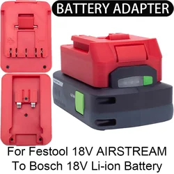 Bosch 18V Li-ion araçları için adaptör/dönüştürücü fe18 18V AIRSTREAM Li-ion pil adaptörüne nasıl dönüştürülür