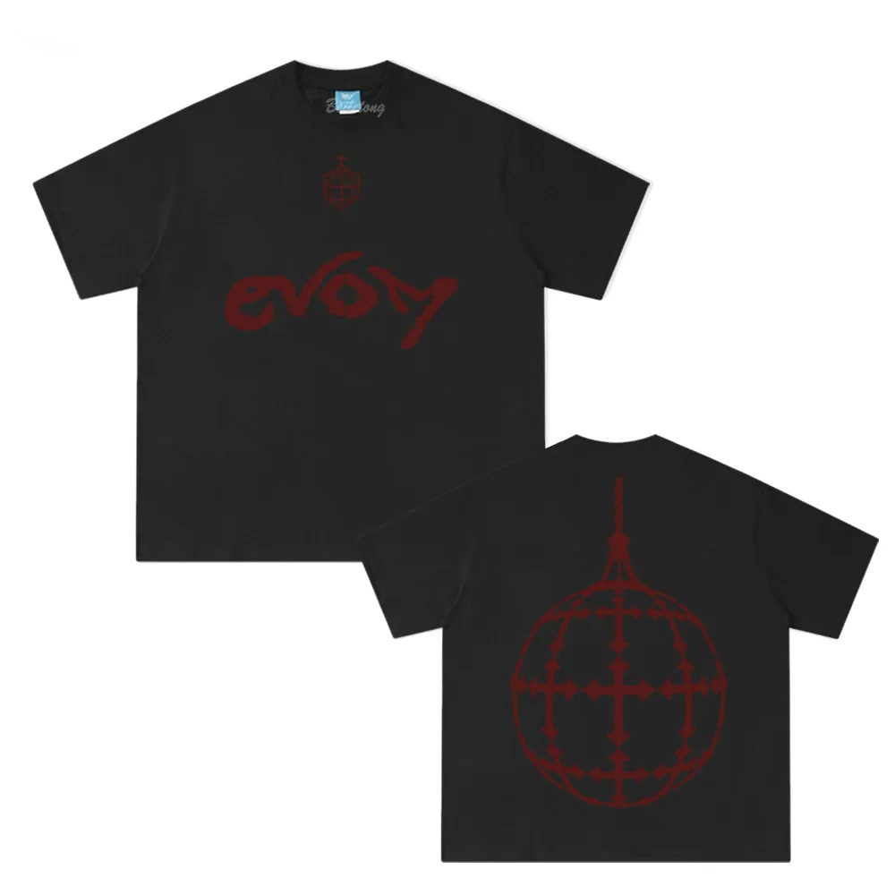 Men Women Cotton Round NeckTshirts High Quality Summer Casual Singer Same Style T-shirt Regata EVOM Veigh Merch Oficial