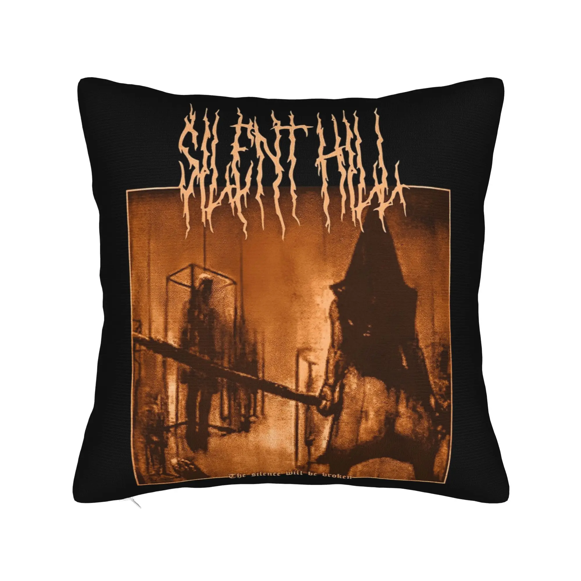 Silent Hill 2 Pillowcase Soft Fabric Cushion Cover Decorative  Pillow Case Cover Home Square 40X40cm