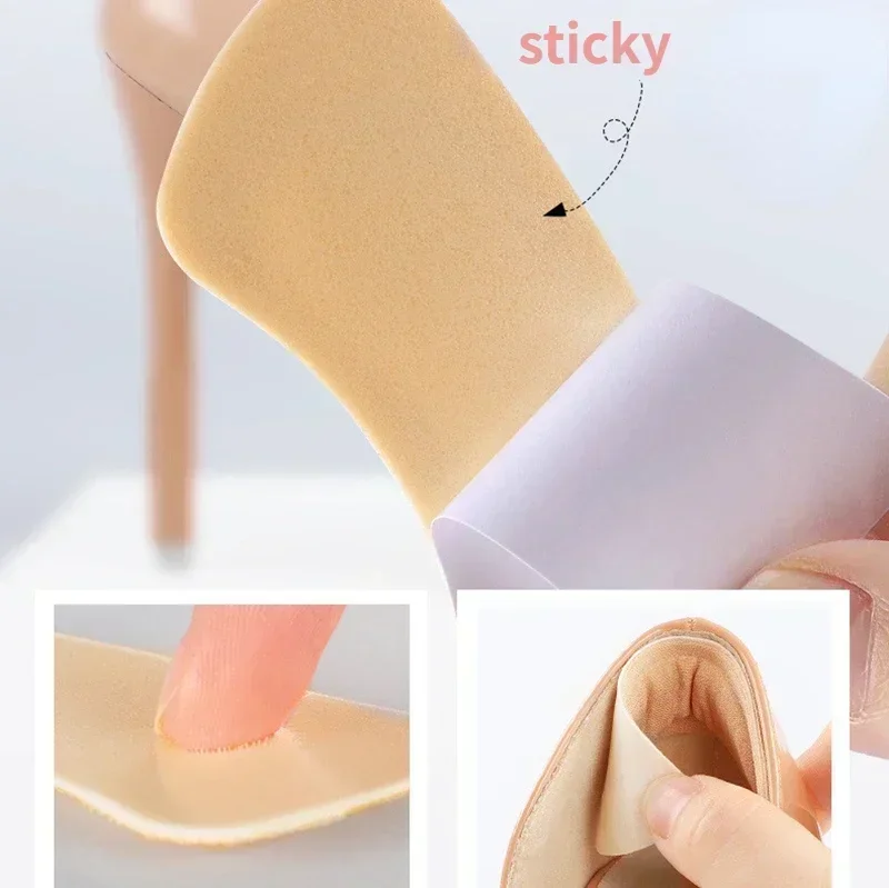 Women Insoles for Shoes High Heel Stickers Adjust Size Adhesive Heels Insert Feet Protector Sticker Pain Relief Foot Care Pad