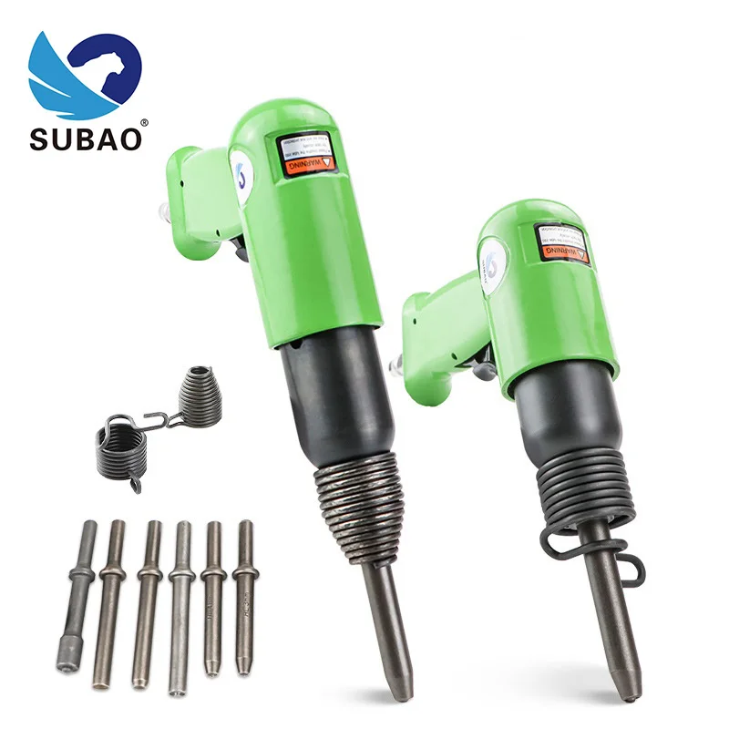 SUBAO มือถือแบบพกพานิวเมติก Rivet Gun Semi-Hollow 3/4/5/6mm Rivet Hammer ที่มีประสิทธิภาพ Rivet Gun ป้ายจราจรป้ายโฆษณา