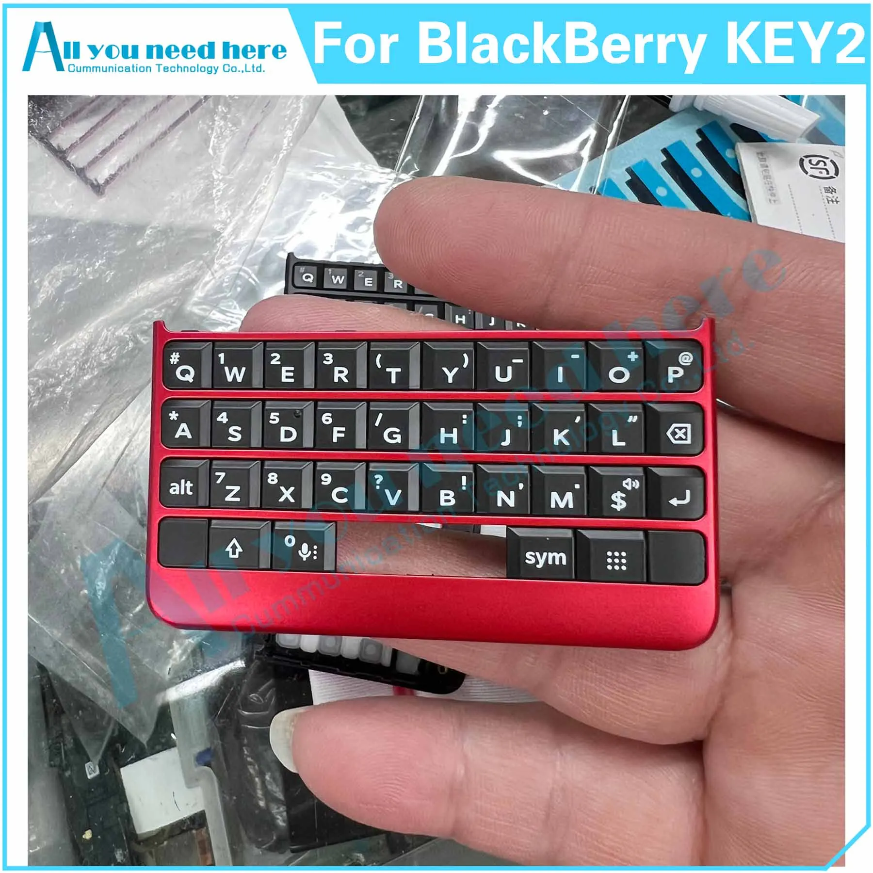 Keypad Repair Parts Replacement for BlackBerry KEY2 Keytwo, BBF100-6, BBF100-1, BBF100-2, BBF100-4