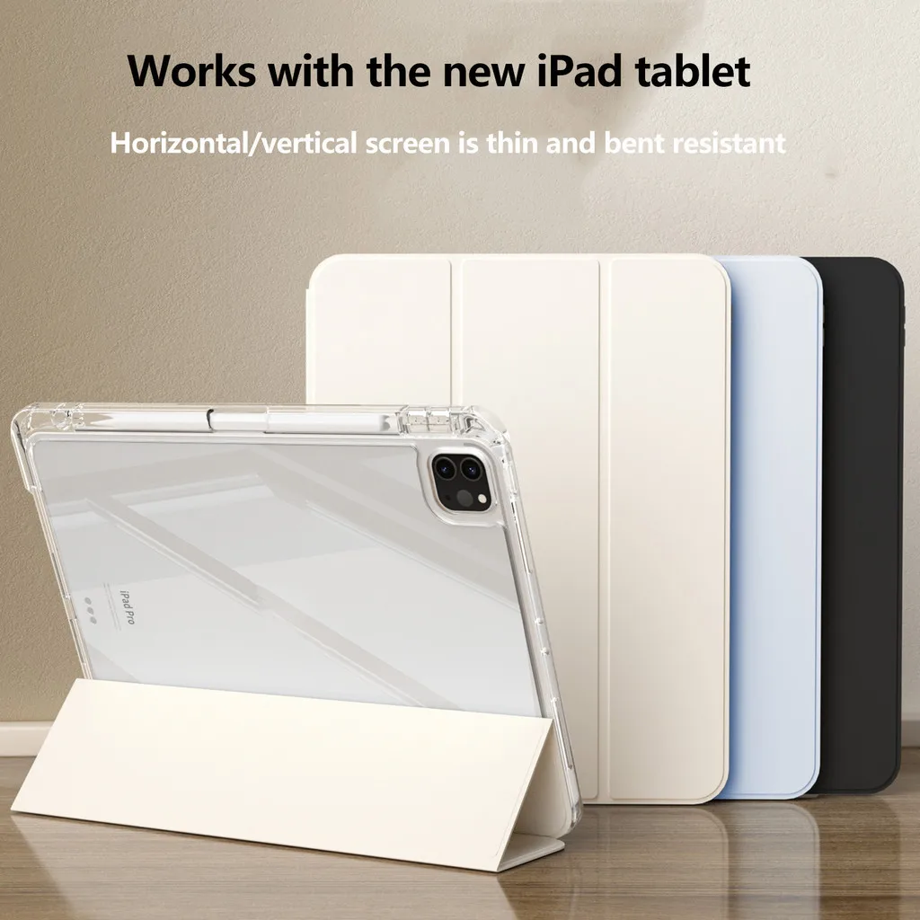 

Прозрачная акриловая искусственная кожа для iPad Air 13 дюймов 2024 Pro13 Air 13 11 6 5 4 3Pro 2 1 10th 10,9 10,2 9th 8th 7th 9,7 Mini 6 Pro12.9