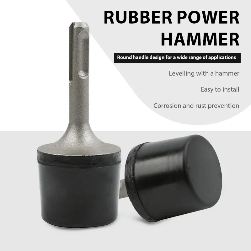 Rubber Hammer For Electric Hammer SDS-PLUS Shank.For Automotive Sheet Metal/Iron Leveling Power Tool Accessories