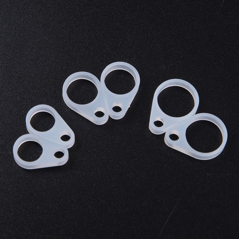 2Pcs Silicone Loops for BTE Hearing Aid Clip Clips Three Size 11 mm 9 mm 7 mm