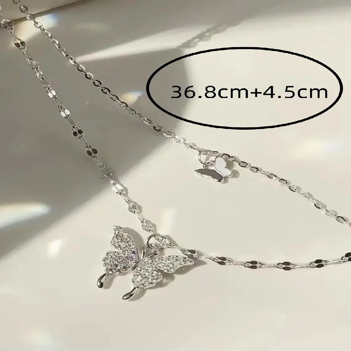 Mode einfache personalisierte Legierung Halskette Lats glänzenden Kragen geeignet für Damen tägliche Accessoires Urlaub Geschenke-S084 – Detail 8