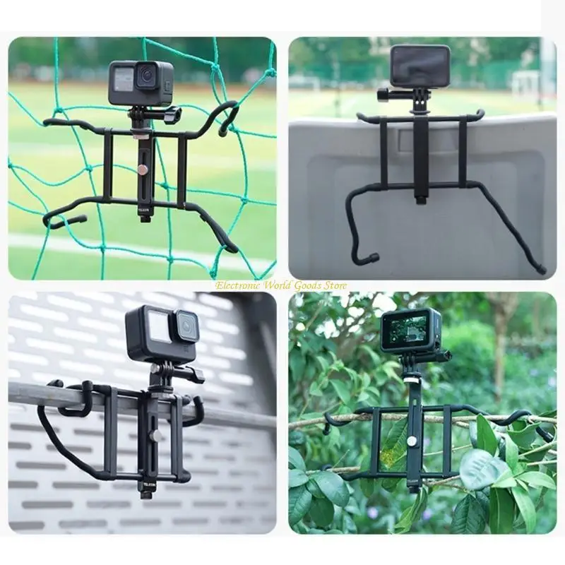 

A3PD Camera Backstop Chain Link Fence Mount for Insta360 Digital Camera Phone