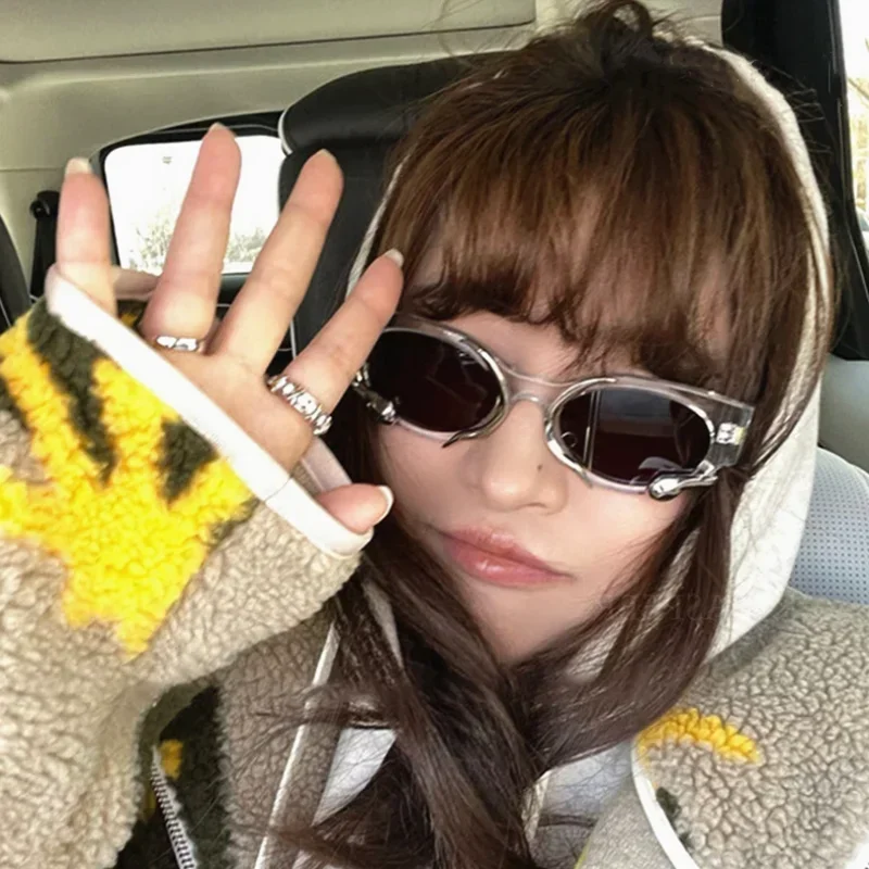 Новые солнцезащитные очки Y2k со змеями, модные винтажные овальные женские очки в стиле ретро, роскошный брендовый дизайн, солнцезащитные очки UV400