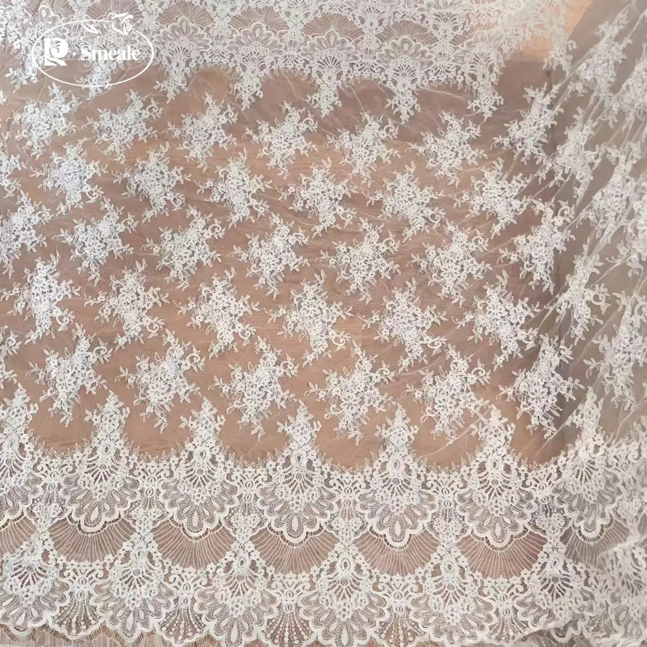 

30 видов конструкций на выбор. 3MX1,5M НОВАЯ кружевная ткань ручной работы с вышивкой и ресницами для свадебного платья, белая кружевная ткань для шитья своими руками