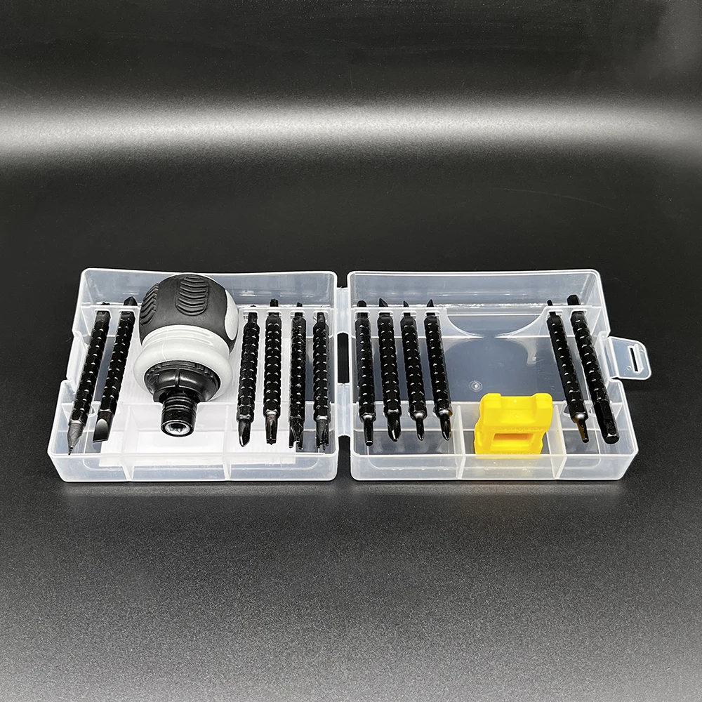 24 in 1 Ratschen schrauben dreher 2,5 Sechs kant schraubens chl üssel 3D-Drucker Werkzeugs atz 3,0 Kreuz schraube Magnets ch raube Energie sparender Schraubens chl üssel – Detail 8