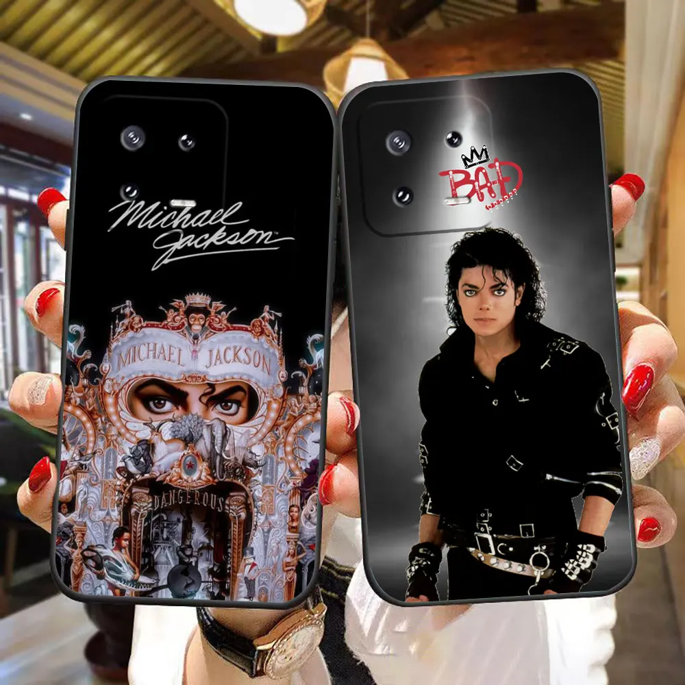 Capa de Celular MJ M-Michael J-Jackson para Xiaomi 15 15T 14 14T 13 11 POCO F8 F7 F6 F5 X8 X7 X5 M6 M7 PRO DIY Case Shell Funda