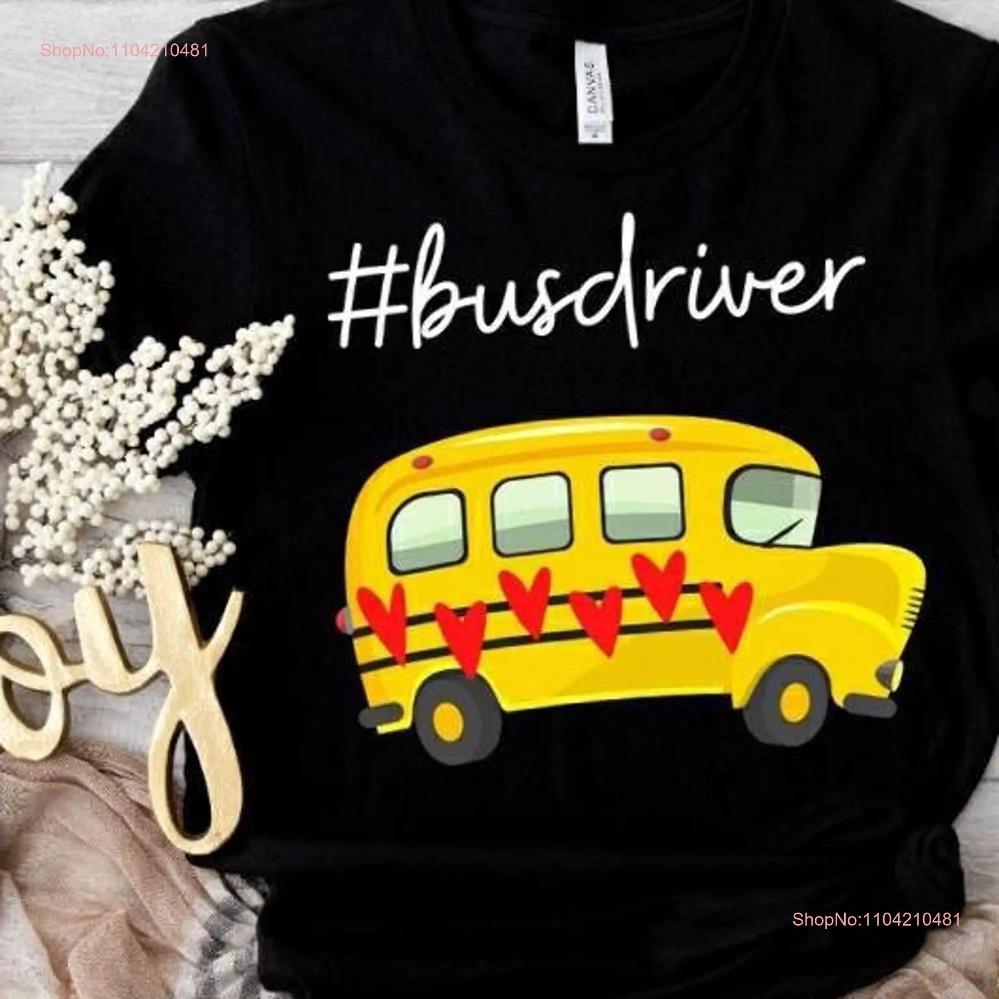 Busdriver t shirts shirt gift gifts school holiday long or short sleeves