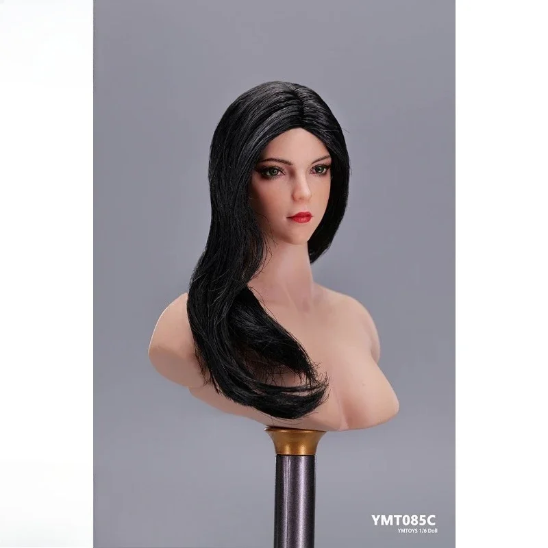 [2025 4Q] YMT085 1/6 échelle tête sculpture pie modèle femme Europe amérique transplantation de cheveux pour 12 "Ph corps poupée