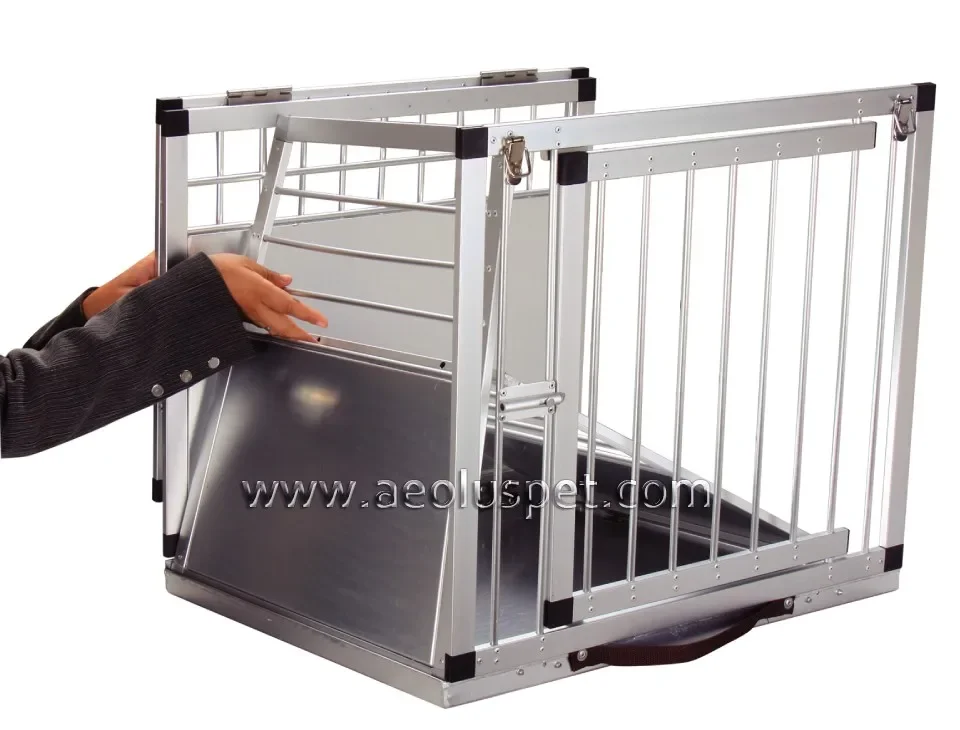 Aluminium Folding Dog Show Cage Car Transport Cage Pet Carrier