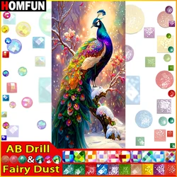 HOMFUN Fairy Dust AB strass pittura Crystal Decor pittura diamante fai da te 