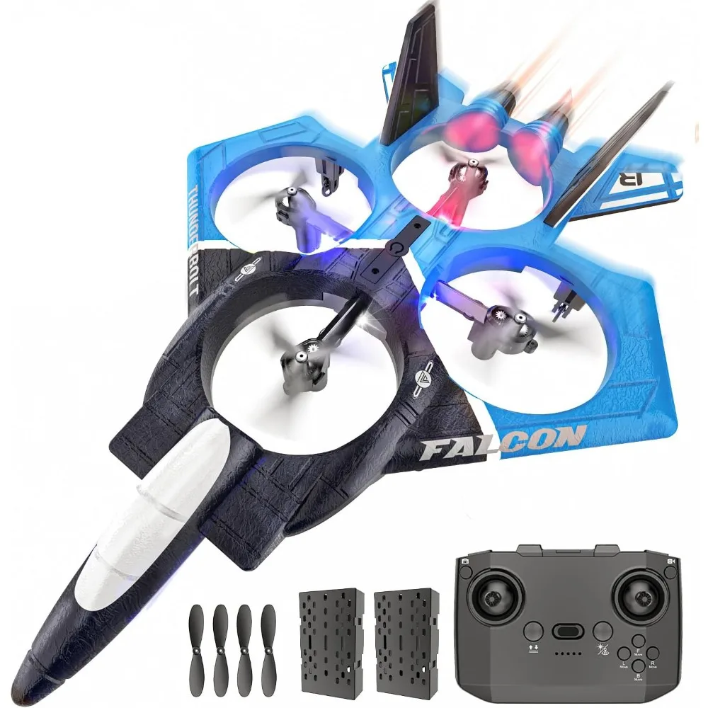 2.4GHz 6-Axis Gyro RC Airplane with Gesture Control, 360° Flip Capable Fighter Jet Toy