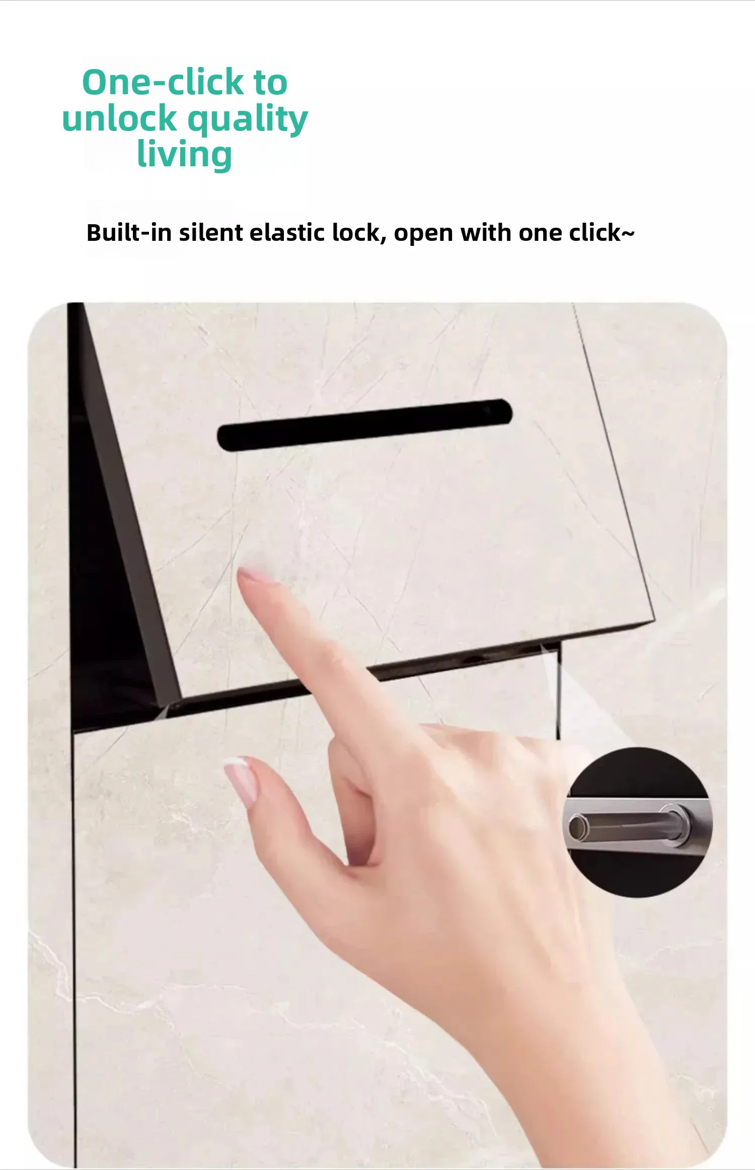 Hidden Stainless Steel Niche Toilet Embedded Trash Can Tissue Box Holder For Bathroom Wall view 5
