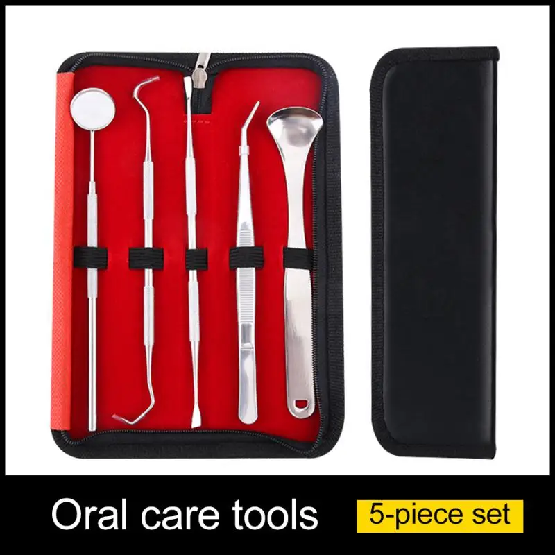 Mirror Sickle Tartar Scaler Teeth Pick Spatula Laboratory Equipment Dentist Gift Oral Care Tooth Cleaning Tools