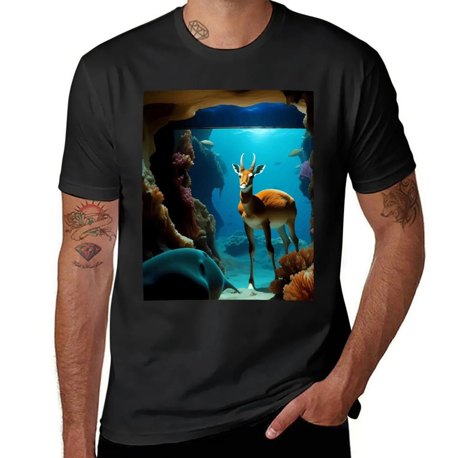 The Antelopes Oceanic Portal T-Shirt sublime graphics tops customs heavyweight t shirts for men