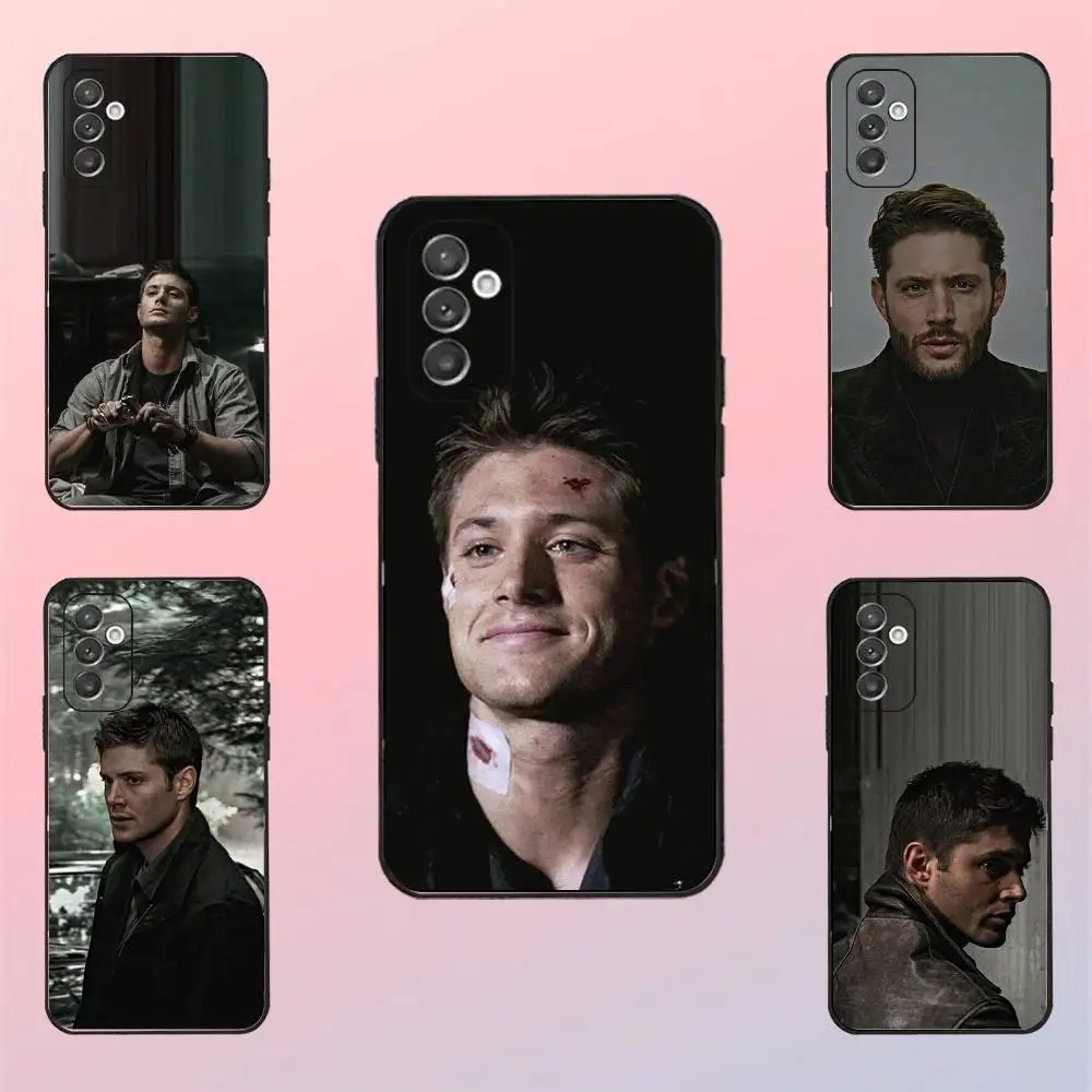 

J-Jensen Ackles D-Dean Winchester Phone Case For Samsung S 25,24,23,22,30,21,10,9,Ultra,Plus,Lite,FE,4,5 G Black Soft Case