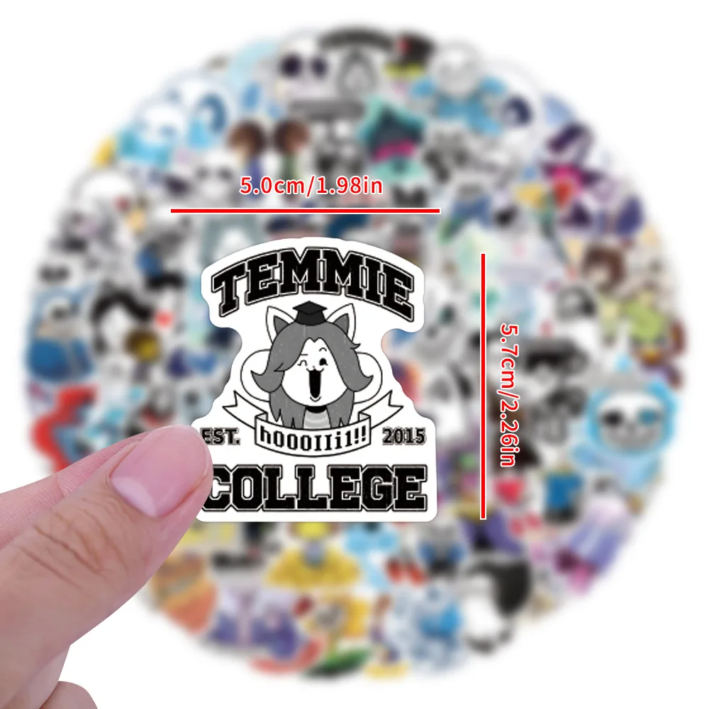 

10/55/110PCS Game Undertale Stickers Waterproof Decals Cartoon Creative DIY Phone Case Stationery Box Laptop Funny Graffiti Toy