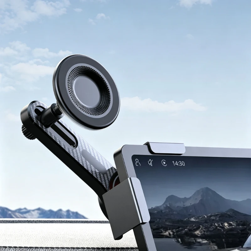 Universal Car Magnetic Phone Holder New Energy Vehicle Mount Dashboard Screen Floating Navigation Bracket for Auto