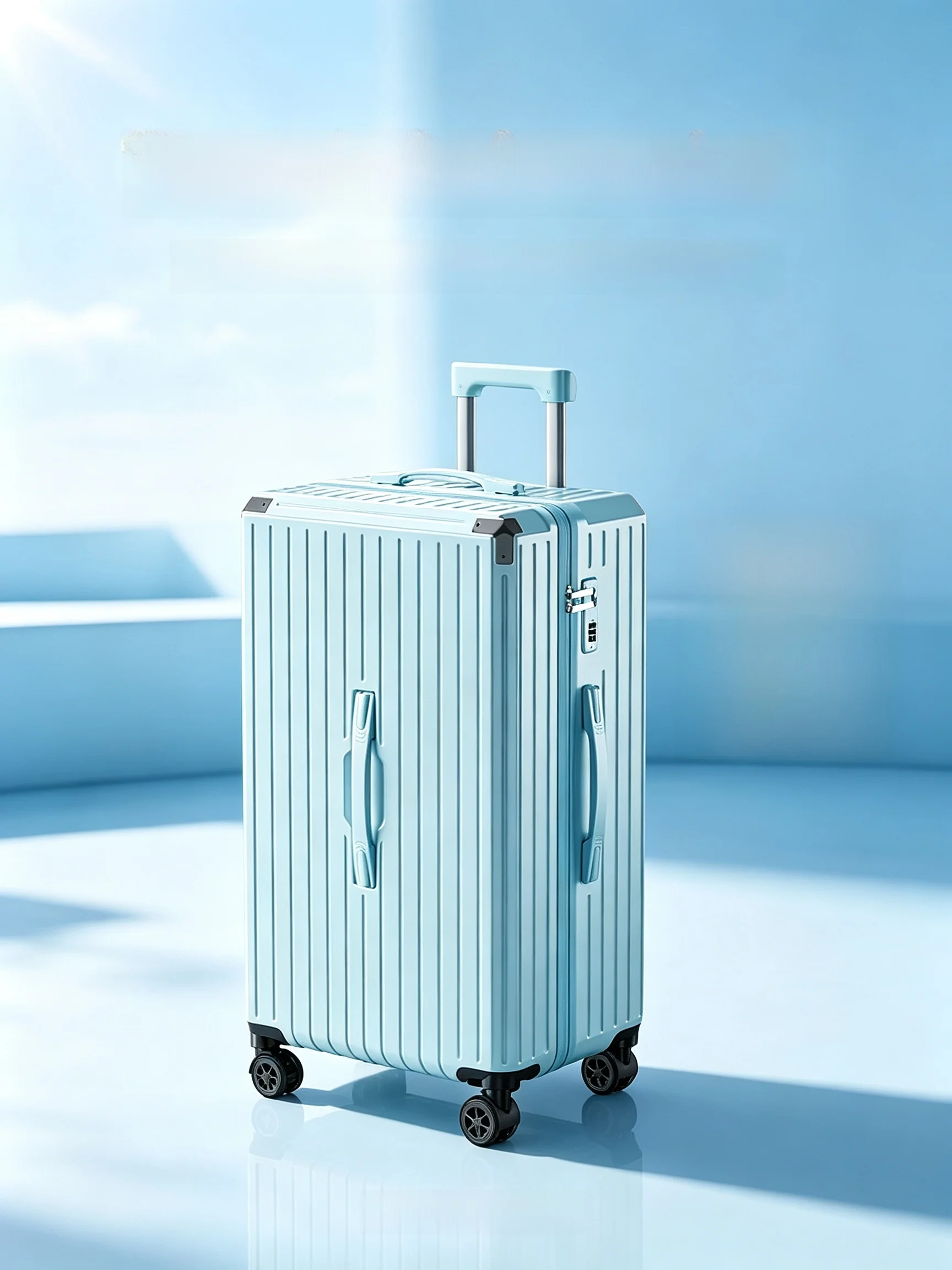 2026-new-large-capacity-multi-functional-30-inch-luggage-lockable-travel-suitcase-for-men-and-women-students-fashion