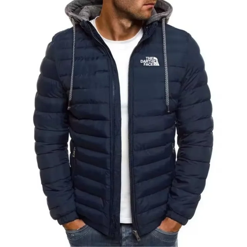 Veste courte en coton imprimé pour homme, super épaisse, résistante au chaud et au froid, marque de haute qualité, tendance de la mode masculine, hiver, nouveau