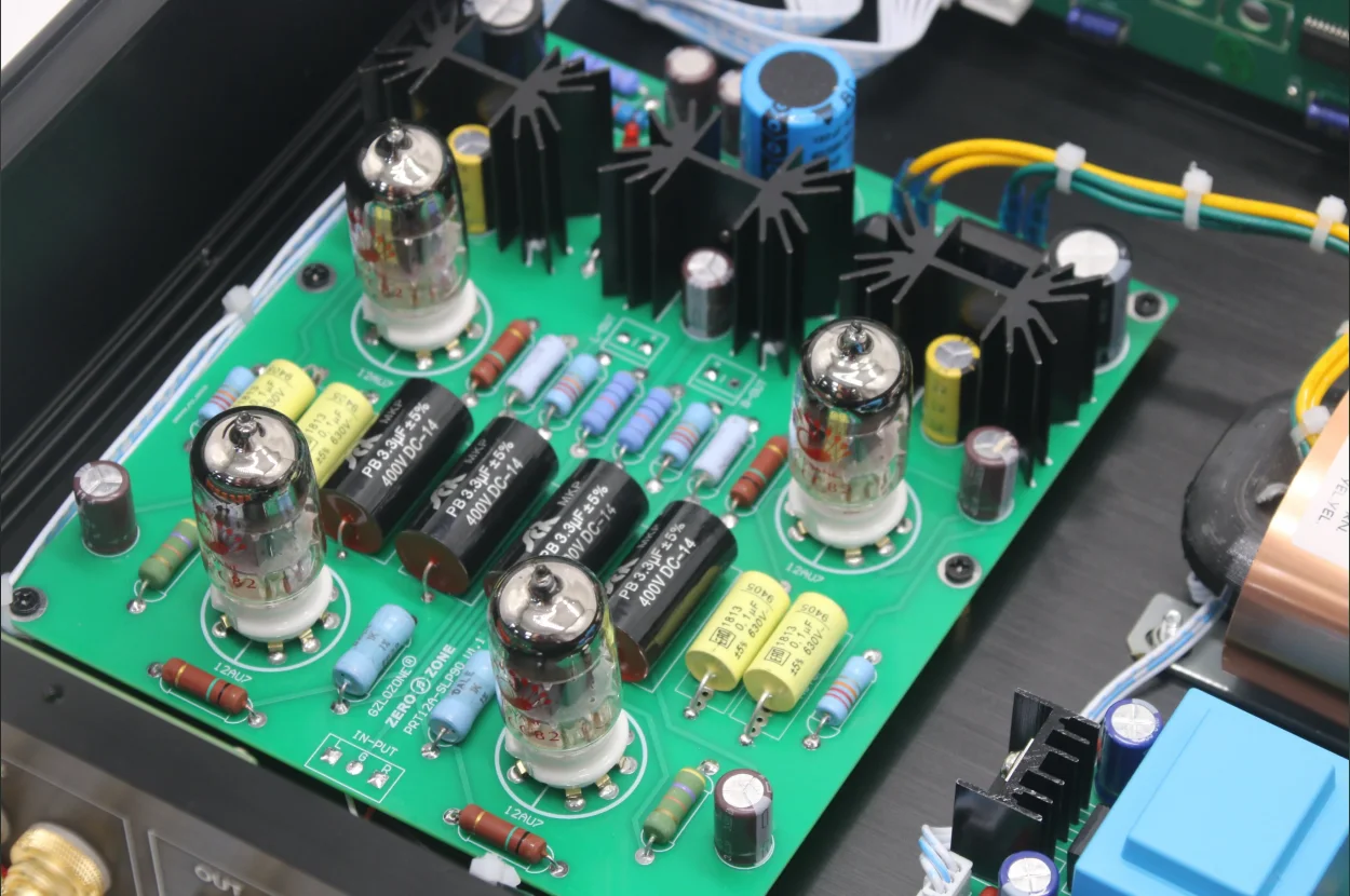 HiFi Upgraded Remote Control Volume Cary Preamp 12AU7 / ECC82 Tube Stereo Preamplifier Base On CARY-SLP90 Preamp Circuit
