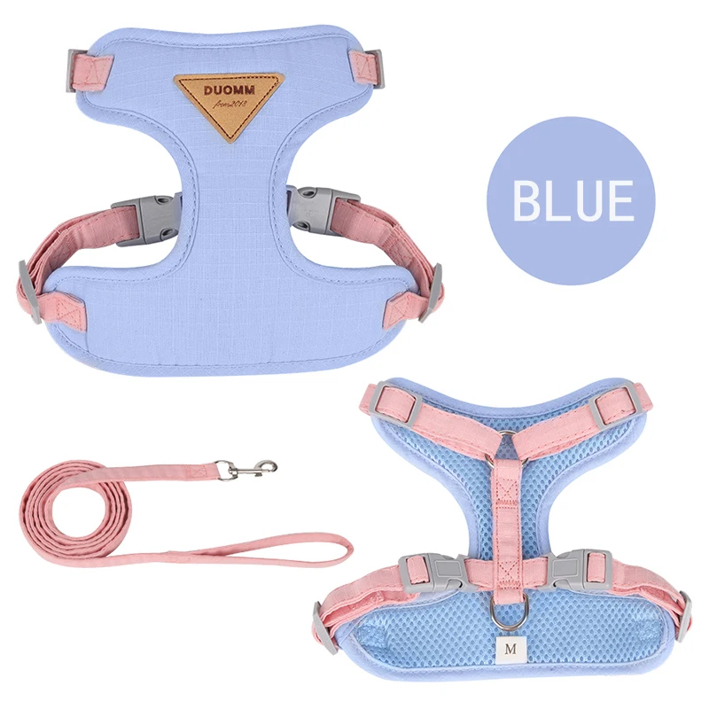 Soft Cat Harness Leash Set for Small Meidum Dog Chest Strap Adjustable Puppy Kittens Vest Outdoors Travel Pet Accessories