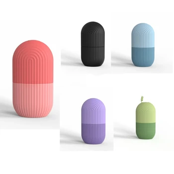 Silikon Buz yüz masajı Yüz Küp Rulo Tepsileri Güzellik Kaldırma Masaj Topu Şekillendirme Tedavisi Akne Azaltmak Cilt Masajı