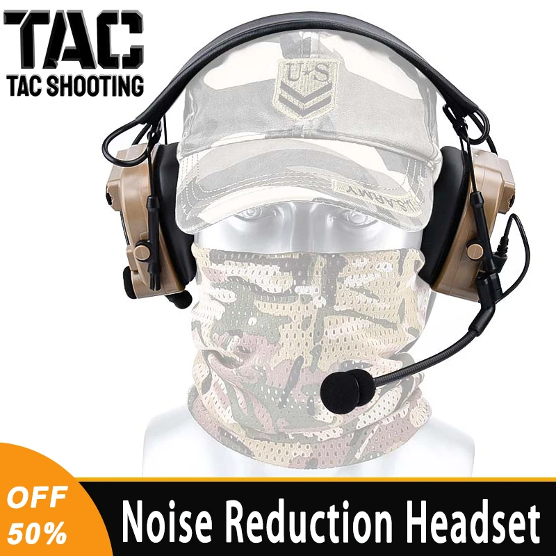 Tactical Comtac Outdoor Headset Headphone Hearing Protection Ken Shooting Headphones Noise Reduction Cancellation Communication