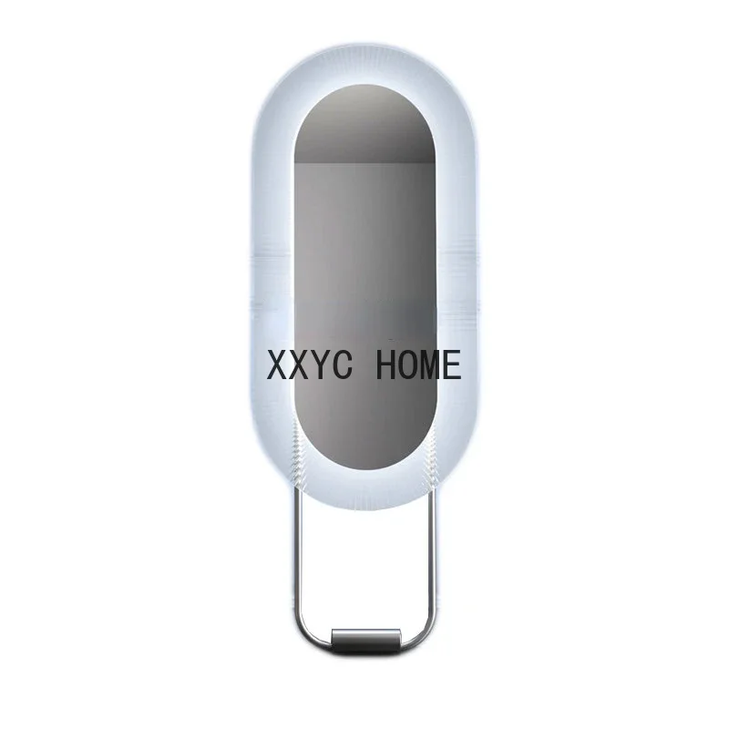 

Acrylic Mirror Full-Length Mirror Wall Comb Makeup Mirror Smart round Shaped LED Light Decorative